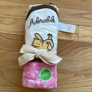 Disney Store Reversible Organic Cotton Baby Blanket